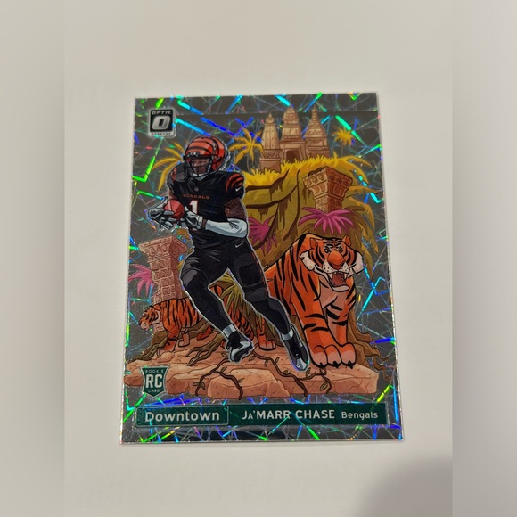 Ja’Marr Chase Downtown Panini Donruss Optic  2021 *** Print Line *** - Picture 15 of 15